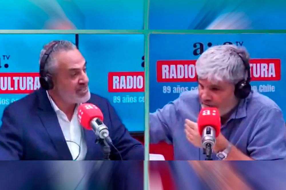 VIDEO| “¿Me dejai hablar o no?”: Guarello por fin entrevista a Milad y se genera fuerte diálogo en vivo